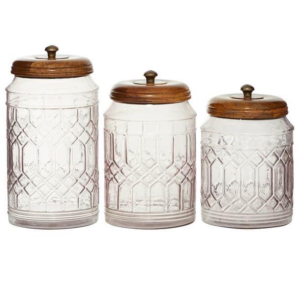Clear Medium Design Toscano Istu Glass Canisters Clear Medium Design Toscano Istu Glass Canisters